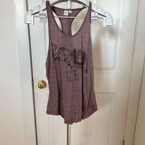 Elephant print tank top